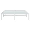 Kovový rám postele bílý 160 x 200 cm 350916