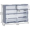 Organizér s 8 velkými zásuvkami 52 x 16 x 37 cm 149600