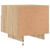 Noční stolek s LED osvětlením dub sonoma 40 x 39 x 37 cm 836802