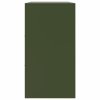 Příborník olivově zelený 99 x 39 x 73 cm ocel 841797