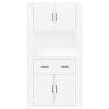 Skříň highboard bílá kompozitní dřevo 3185367
