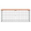 Zahradní lavice gabionový design 103 x 31,5 x 42 cm douglaska 834351