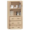 Skříň highboard dub sonoma kompozitní dřevo 3185386
