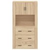 Skříň highboard dub sonoma kompozitní dřevo 3185386