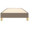 Rám postele s boxspringem taupe 100 x 200 cm textil 3120594