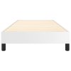 Rám postele s boxspringem bílý 80 x 200 cm umělá kůže 3120665