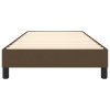 Rám postele s boxspringem tmavě hnědý 90 x 200 cm textil 3120487