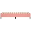 Rám postele s boxspringem růžový 90 x 190 cm samet 3121095