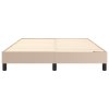 Rám postele s boxspringem cappuccino 140x190 cm umělá kůže 3120699