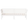 Válenda bez matrace bílá 90 x 190 cm masivní borovice 842879