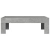 Konferenční stolek s Infinity LED betonově šedý 90 x 50 x 30 cm 847619