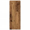Nástěnná skříňka old wood 34,5 x 34 x 90 cm kompozitní dřevo 857334
