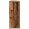 Nástěnná skříňka old wood 80 x 33 x 80 cm kompozitní dřevo 857087