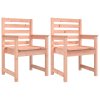 Zahradní židle 2 ks 60 x 48 x 91 cm masivní dřevo douglasky 824058