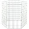 Ohrádka pro zvířata 6 panelů 54 x 100 cm pozinkované železo 171581