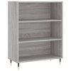 Skříň highboard šedá sonoma 69,5 x 34 x 180 cm kompozitní dřevo 3198711