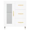 Skříň highboard bílá 69,5 x 34 x 180 cm kompozitní dřevo 3198577