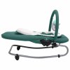 Dětské houpací lehátko zelené ocel 10258