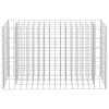 Gabionový vyvýšený záhon pozinkovaná ocel 90 x 30 x 60 cm 145630