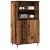 Skříň highboard old wood 60 x 36 x 110 cm kompozitní dřevo 857458
