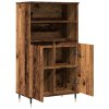 Skříň highboard old wood 60 x 36 x 110 cm kompozitní dřevo 857458