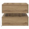 Konferenční stolek s LED osvětlením dub artisan 50 x 50 x 40 cm 857717