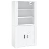 Skříň highboard bílá kompozitní dřevo 3185359