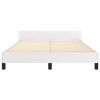 Rám postele s čelem bílý 140x200 cm umělá kůže 3125574