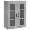 Skříň highboard betonově šedá 69,5x34x180 cm kompozitní dřevo 3198597