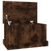 Úložný box kouřový dub 50 x 30 x 28 cm kompozitní dřevo 816501