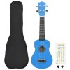 Set soprano ukulele s obalem pro děti blankytně modré 21" 70149