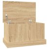 Úložný box dub sonoma 50 x 30 x 28 cm konstrukční dřevo 816499