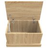 Úložný box dub sonoma 50 x 30 x 28 cm konstrukční dřevo 816499