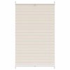Plisovaná roleta 80 x 100 cm krémová 240633