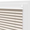 Plisované žaluzie / rolety Plisse 110 x 100 cm - krémové 240645