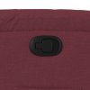 Zvedací polohovací křeslo vínové textil 3204983