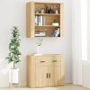 Skříň highboard dub sonoma kompozitní dřevo 3185378