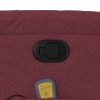 Masážní polohovací křeslo vínové textil 373477