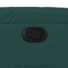 Zvedací polohovací křeslo tmavě zelené textil 3204986
