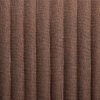 Jídelní židle 2 ks hnědé textil 249810
