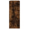 Konzolový stolek kouřový dub 100 x 35 x 90 cm kompozitní dřevo 848476