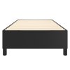 Rám postele s boxspringem černá 100 x 200 cm umělá kůže 3121029