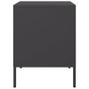 Noční stolek černý 36 x 39 x 50,5 cm ocel 842910