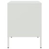 Noční stolky 2 ks bílé 36 x 39 x 50,5 cm ocel 842933