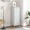 Skříň highboard bílá 36 x 39 x 113 cm ocel 843011