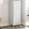 Skříň highboard bílá 36 x 39 x 113 cm ocel 843011