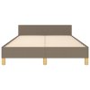 Rám postele bez matrace taupe 120 x 200 cm textil 3125369