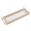 Dětská zábrana k postýlce taupe 102 x 42 cm polyester 10164
