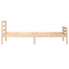 Rám postele masivní dřevo 90 x 200 cm 814804