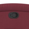 Zvedací polohovací křeslo vínové textil 3203981
